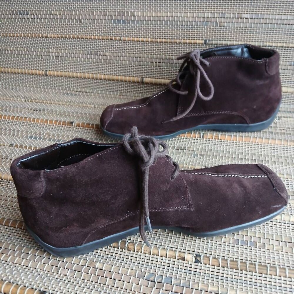 Aerosoles Brown Suede Comfort Booties Women's 9